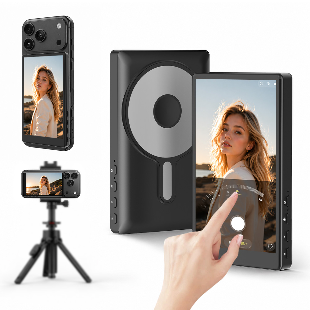 Monitor Stand - Vlog Selfie Monitor Scherm voor iPhone
