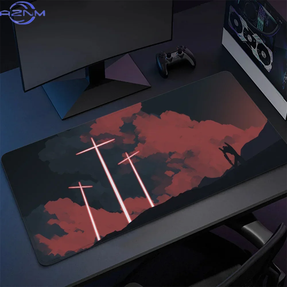 Pc Gaming Evangelion - Bureaumat E-Evangeliones XXL Muismatten Gamer Toetsenbord