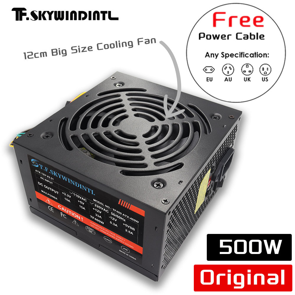 Pc Gaming Ff - Goedkope 500W Zwart ATX Desktop Gaming