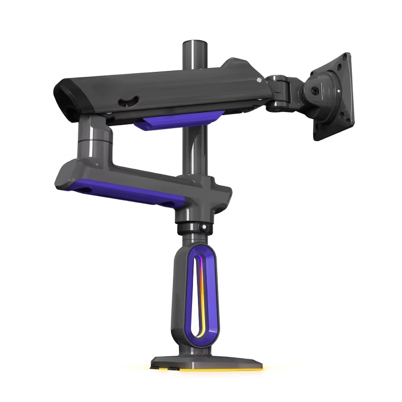 Monitor Stand - G80 RGB Kleurveranderende Monitorbureaustandaard van Aluminium,