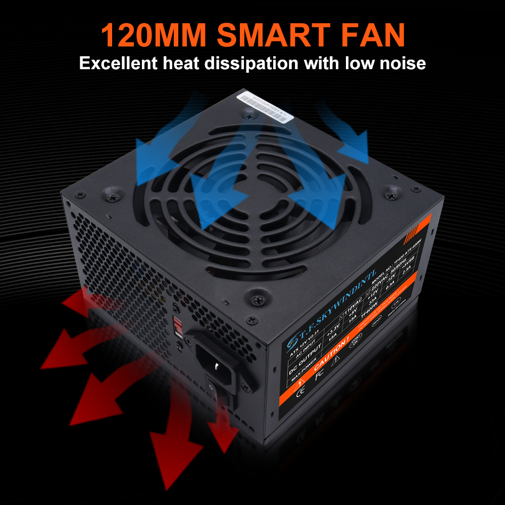 400W Pc Voeding Voor Gaming Co - Pc Gaming Ff recensie en prijs