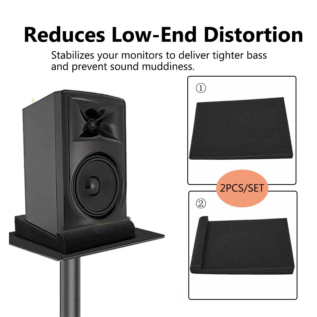 Studio Monitor Isolatiepads Ak - Monitor Stand recensie en prijs
