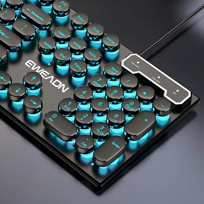Retro Punk mechanisch toetsenb - Wireless Gaming Mouse recensie en prijs