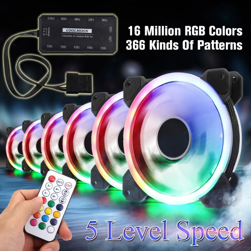 120mm RGB Stille, instelbare p - Pc Gaming Ff recensie en prijs