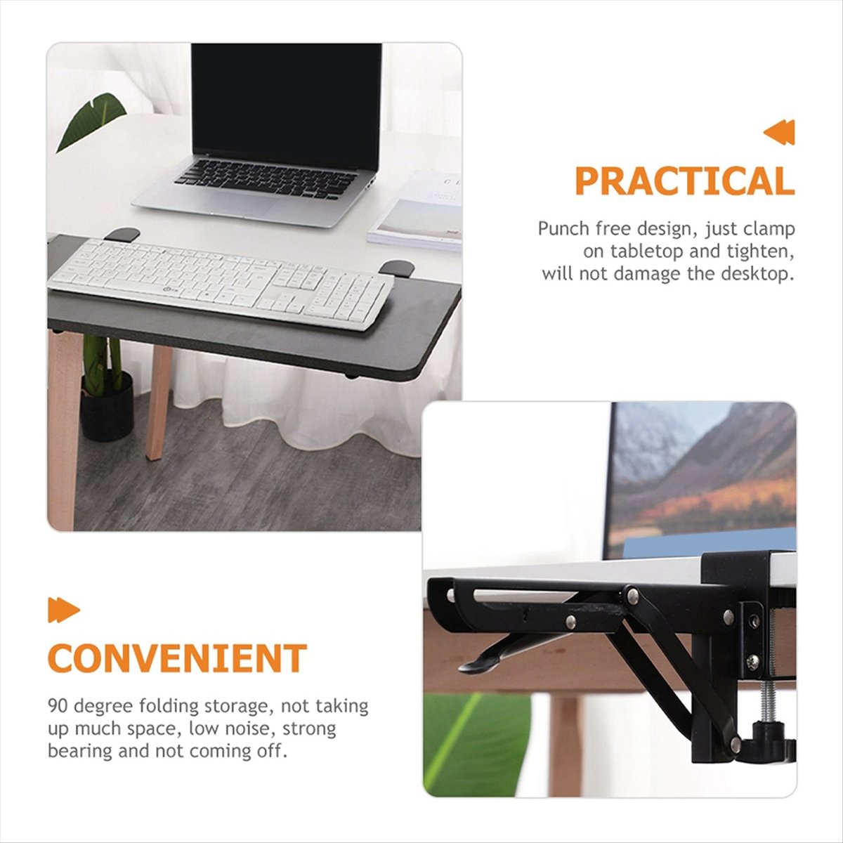 2 STUKS Opvouwbare beugel Comp - Monitor Stand recensie en prijs