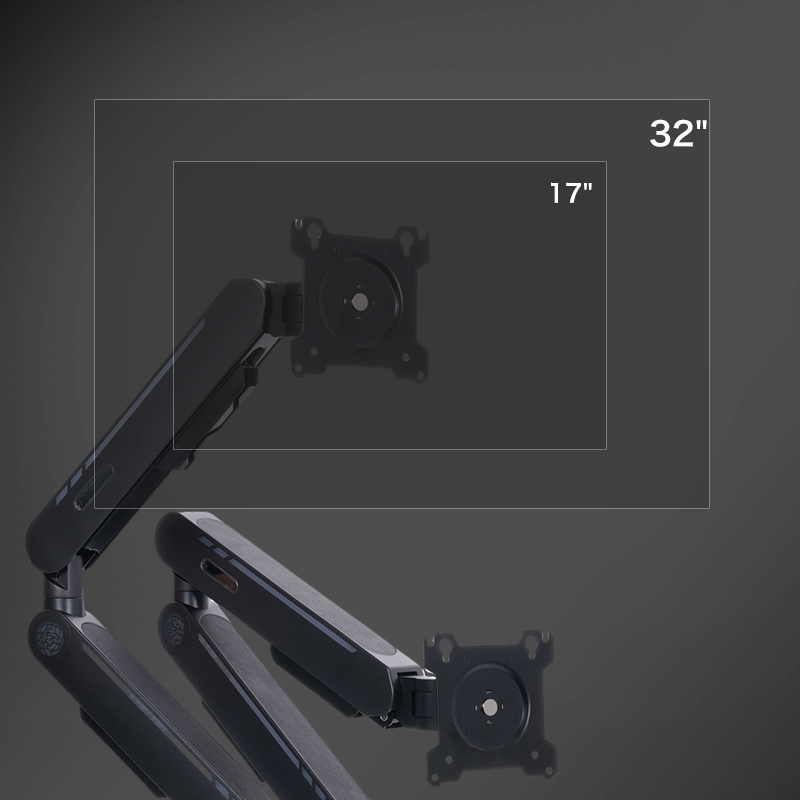 Nieuwe aanwinst gasveer bureau - Monitor Stand recensie en prijs