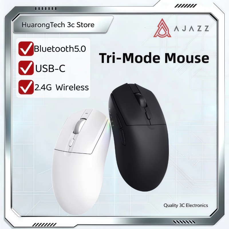 AJAZZ AJ139 V2 MC Muis TriMode - Pc Gaming Ultra recensie en prijs