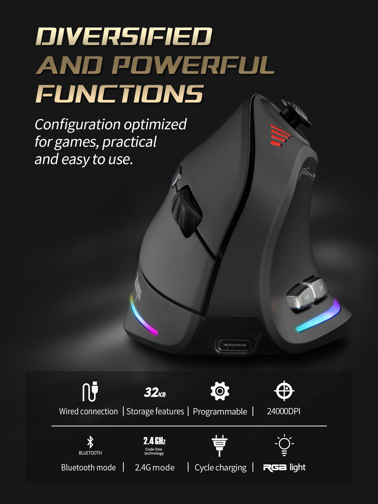 Jomaa RGB Backlit Draadloze Ve - Gaming Controller recensie en prijs