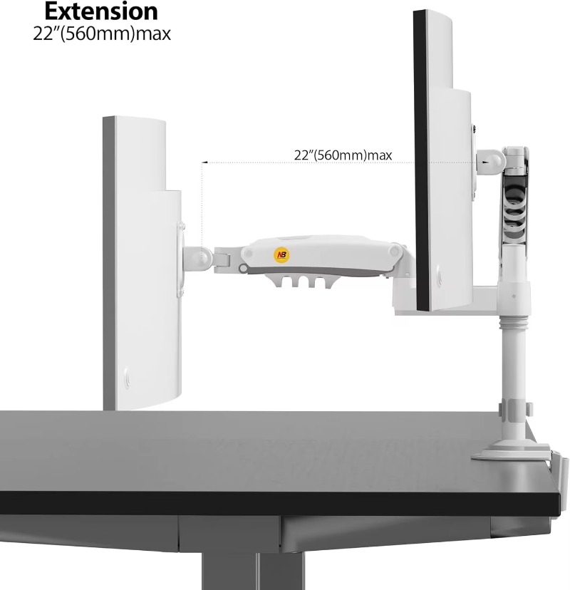 Dual Monitor Desk Mount Stand  - Monitor Stand recensie en prijs