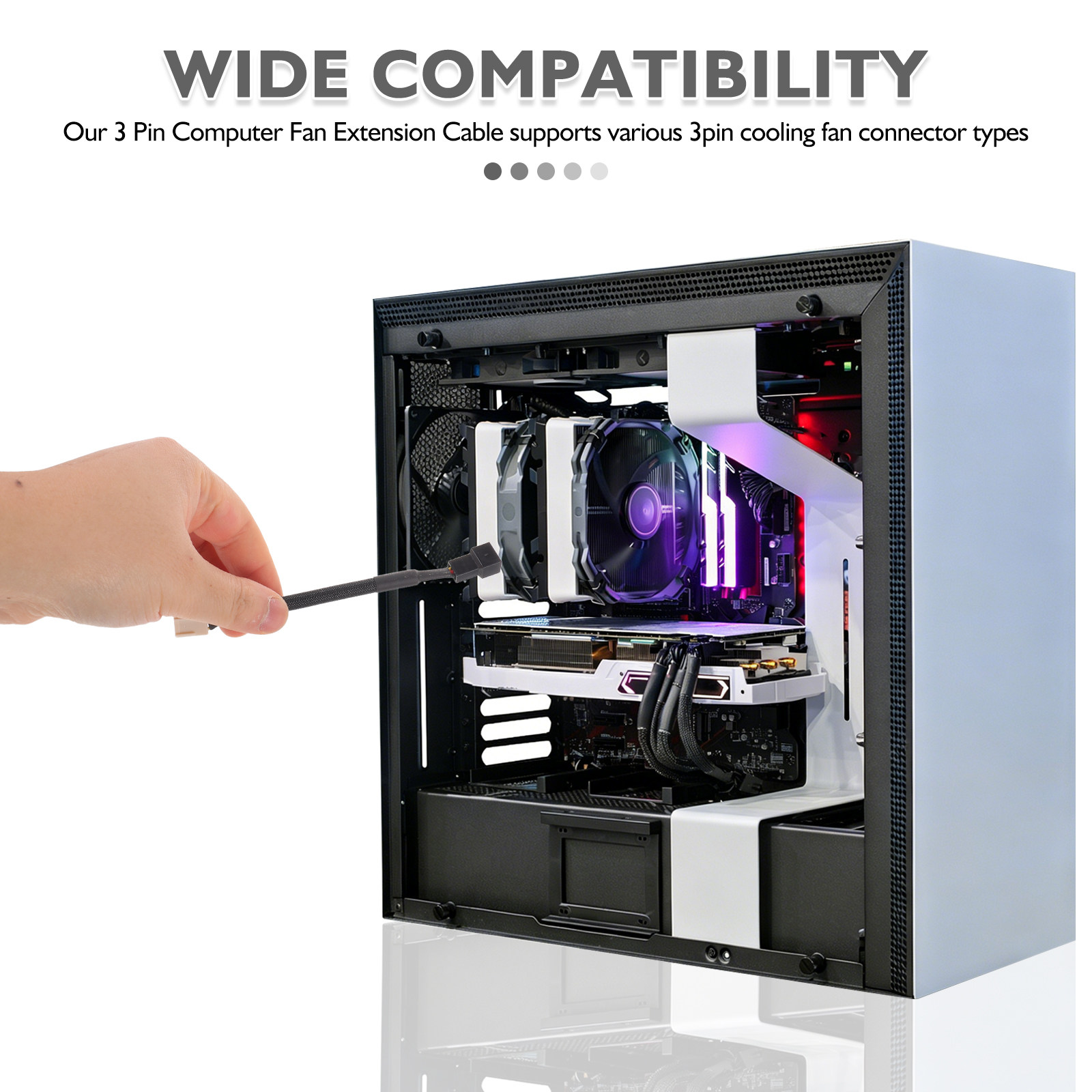 5 stuks 3-pins pc-ventilator v - Pc Gaming Ff recensie en prijs