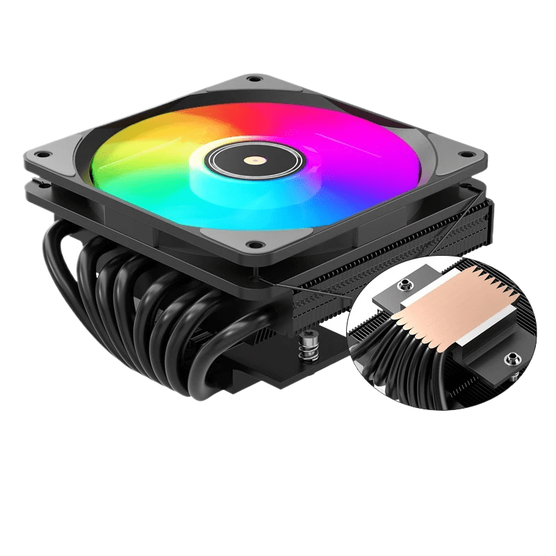 TE-75 ARGB CPU-koeler, 75 mm l - Pc Gaming Ff recensie en prijs